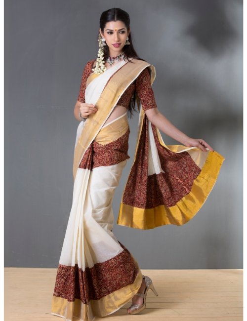 White Bridal Saree